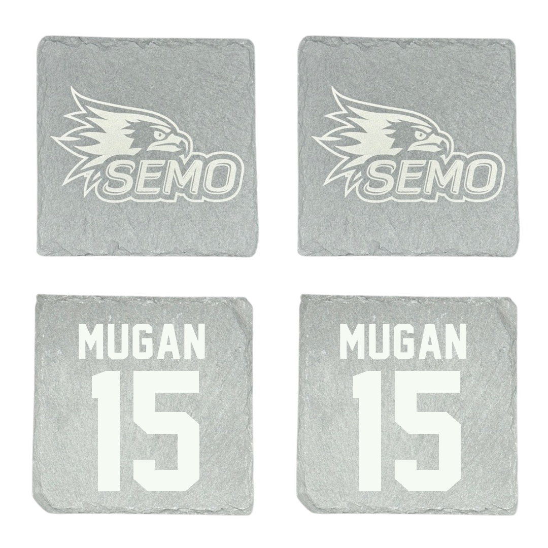 Southeast Missouri State University Baseball Stone Coaster (4 Pack)  - #15 Michael Mugan