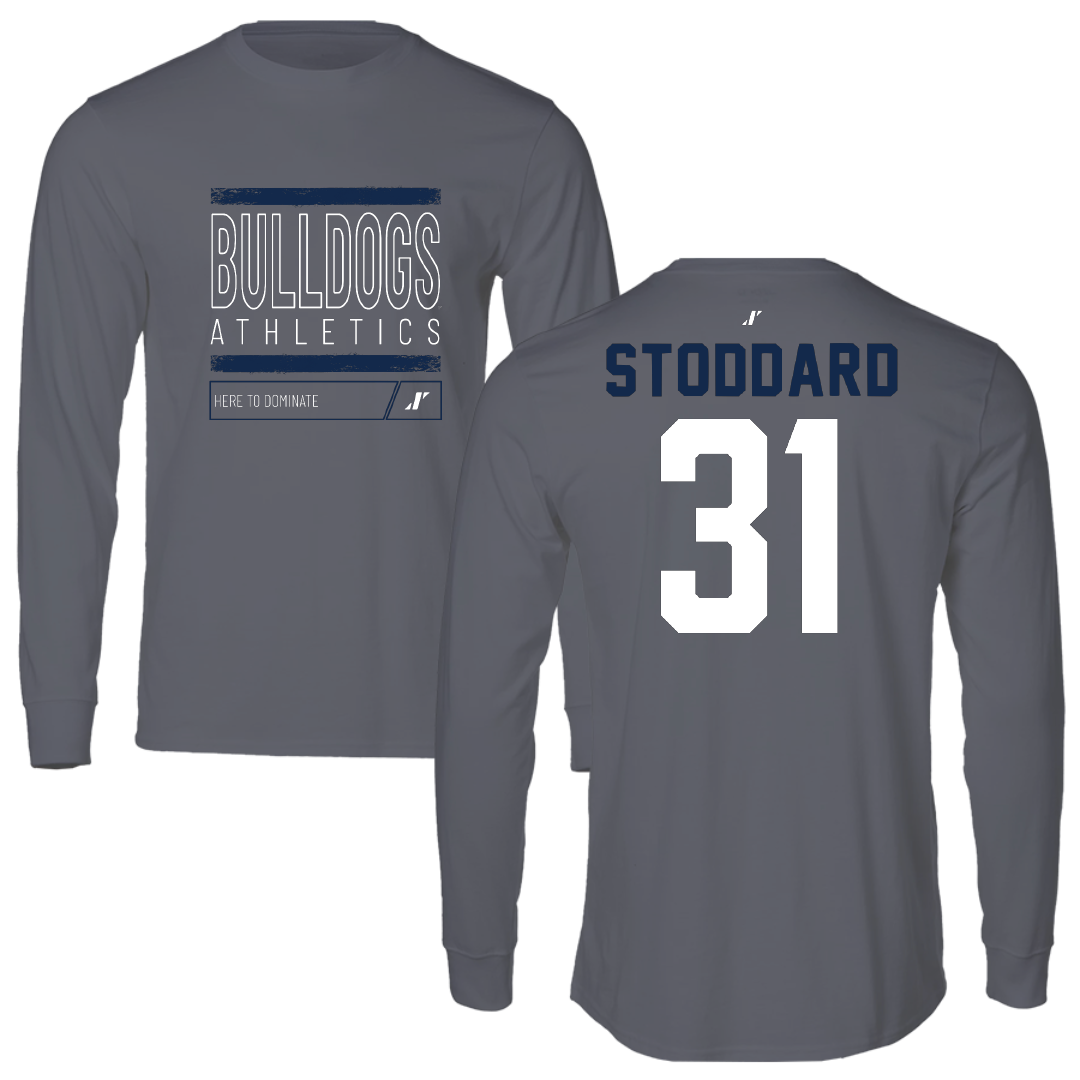 Butler University Basketball Dark Gray Dominate Long Sleeve - #31 Lillian Stoddard