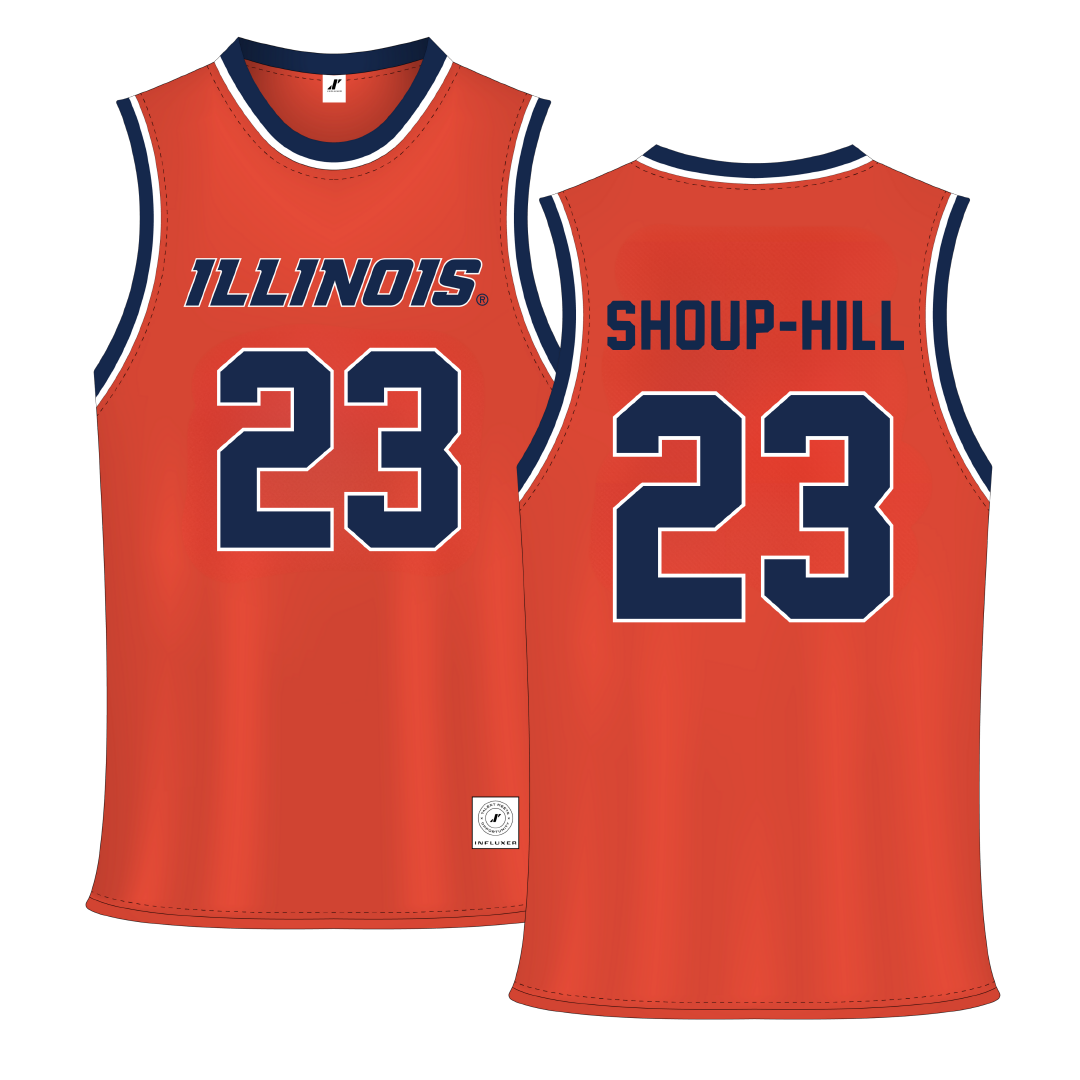 University of Illinois Orange Basketball Jersey - #23 Brynn Shoup-Hill