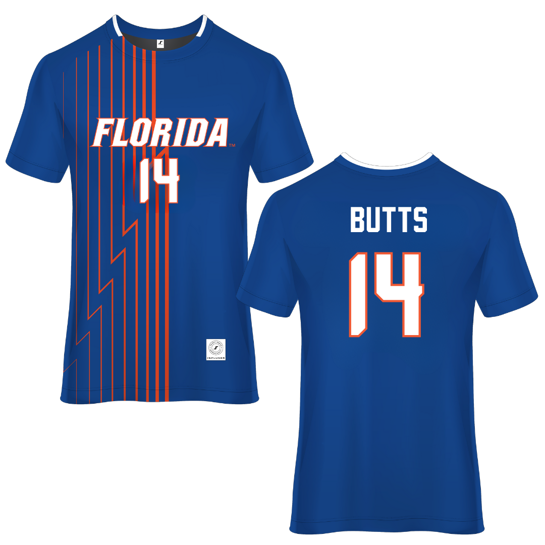 University of Florida Blue Soccer Jersey - #14 Njeri Butts