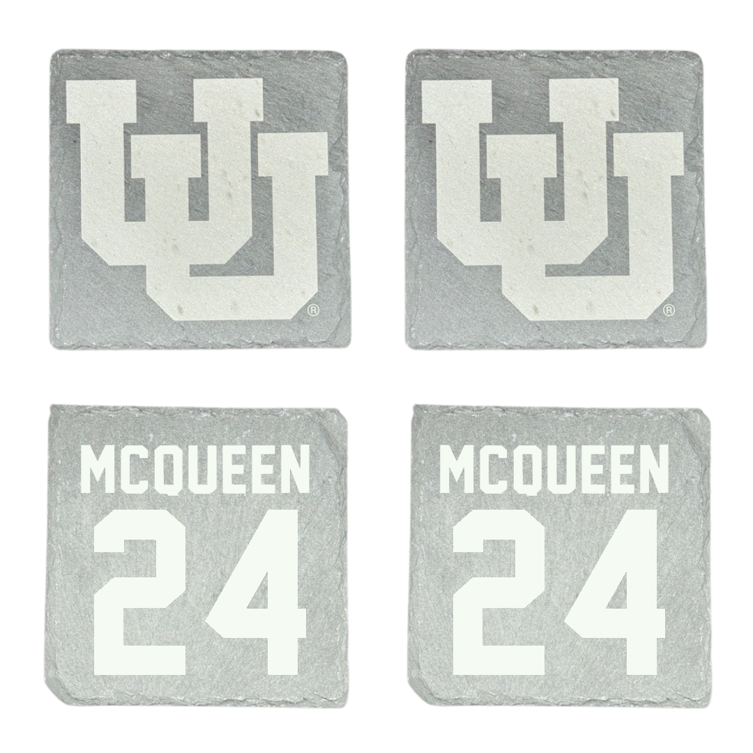 University of Utah Basketball Stone Coaster (4 Pack)  - #24 Kennady McQueen