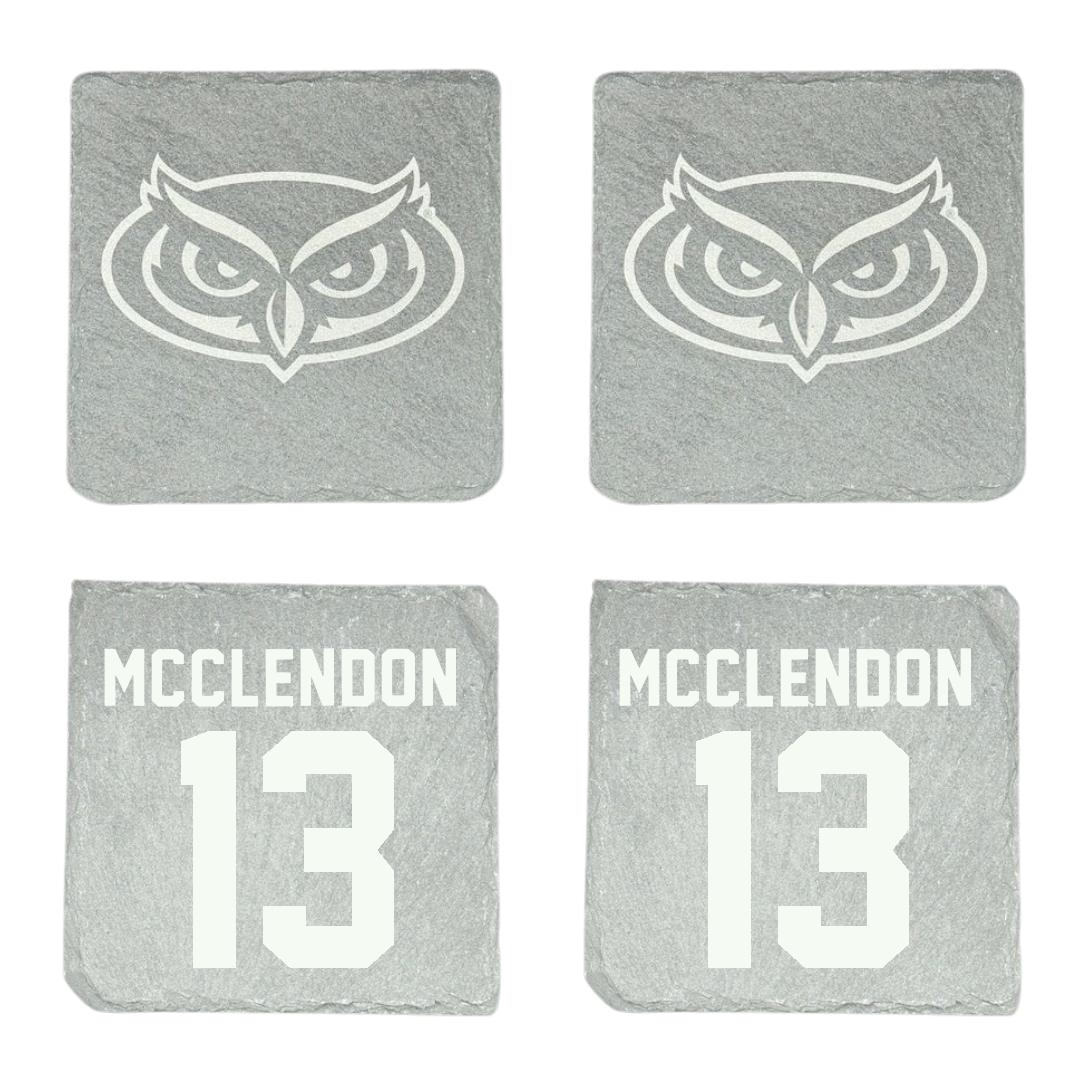Florida Atlantic University Football Stone Coaster (4 Pack)  - #13 Darius McClendon