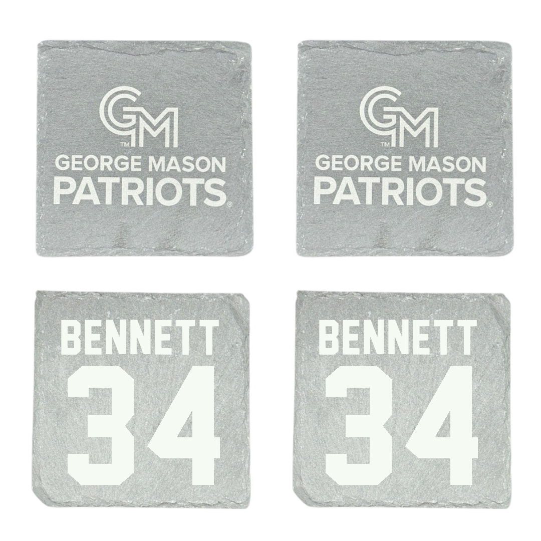 George Mason University Soccer Stone Coaster (4 Pack)  - #34 Jazmine Bennett