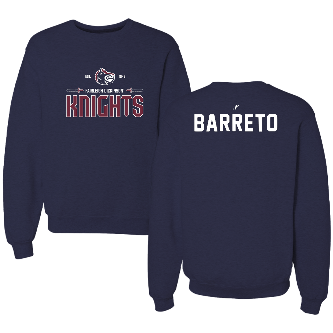 Fairleigh Dickinson University-Metropolitan Campus TF and XC Navy General Crewneck - Brandon Barreto