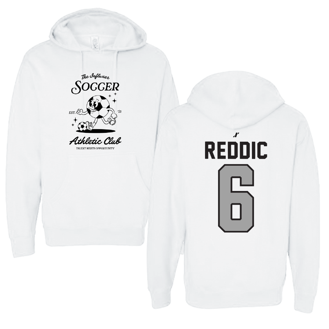 Soccer White Influxer Athletic Club Hoodie - #6 Grace Reddic