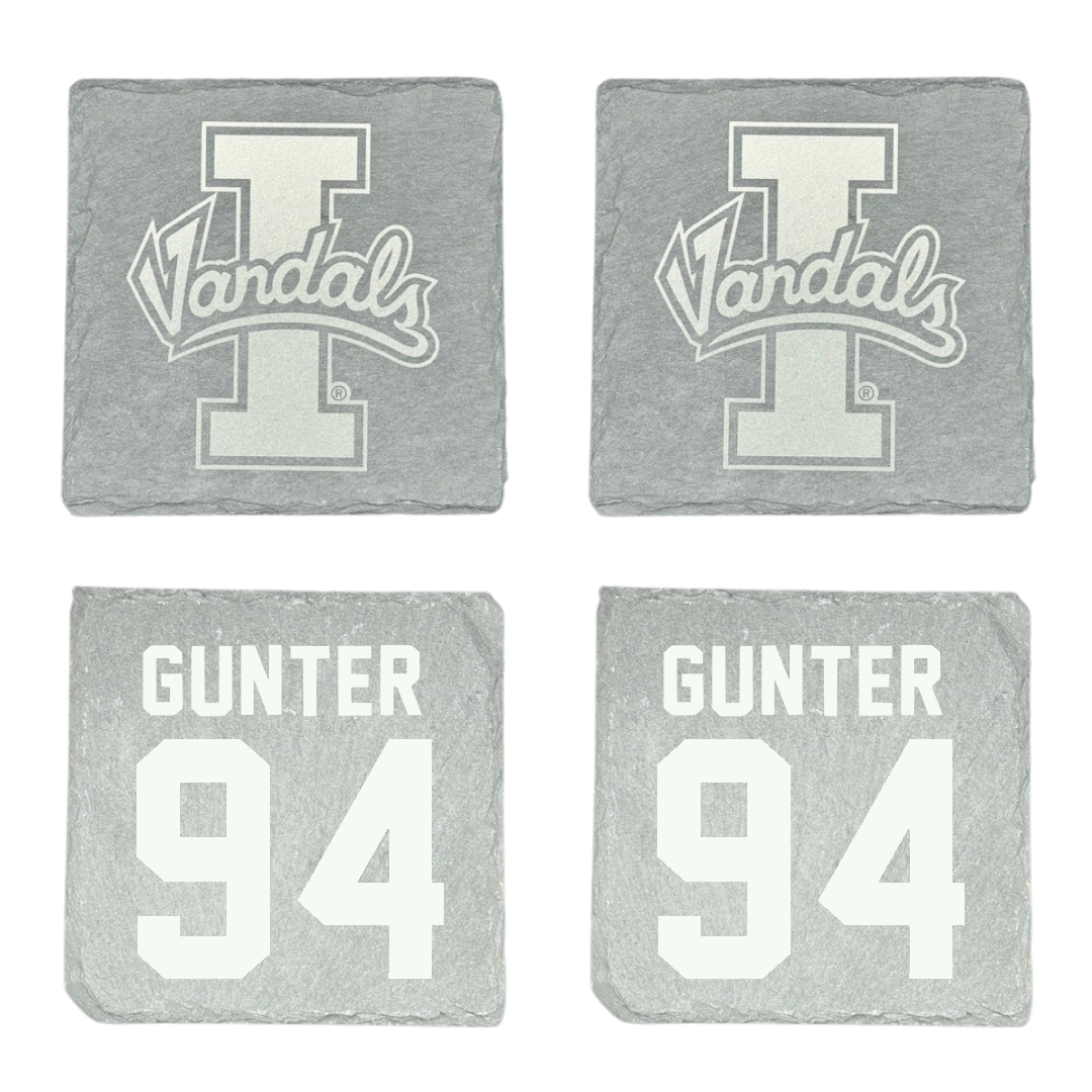 University of Idaho Football Stone Coaster (4 Pack)  - #94 Payton Gunter