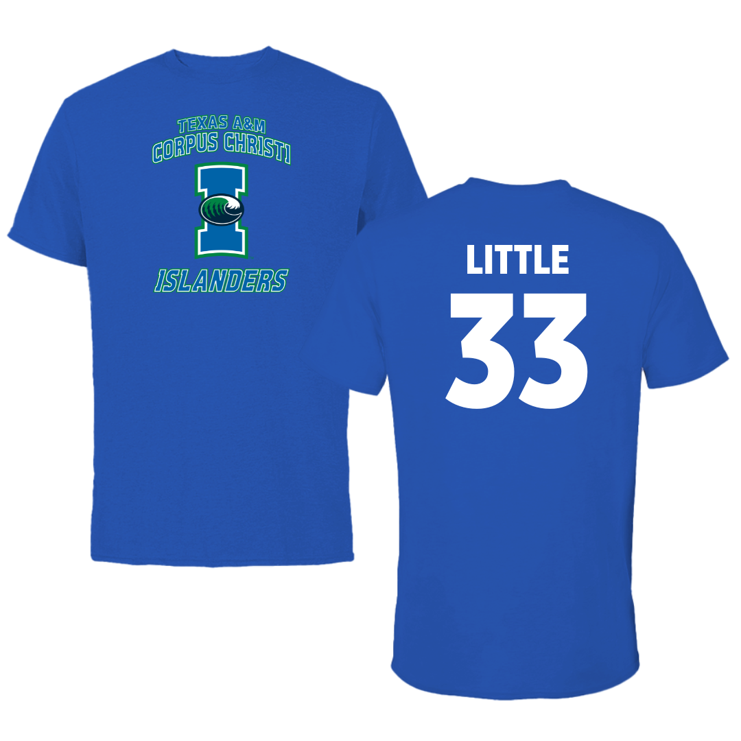 Texas A&M University-Corpus Christi Volleyball Blue Islanders Performance Tee - #33 Tayah Little
