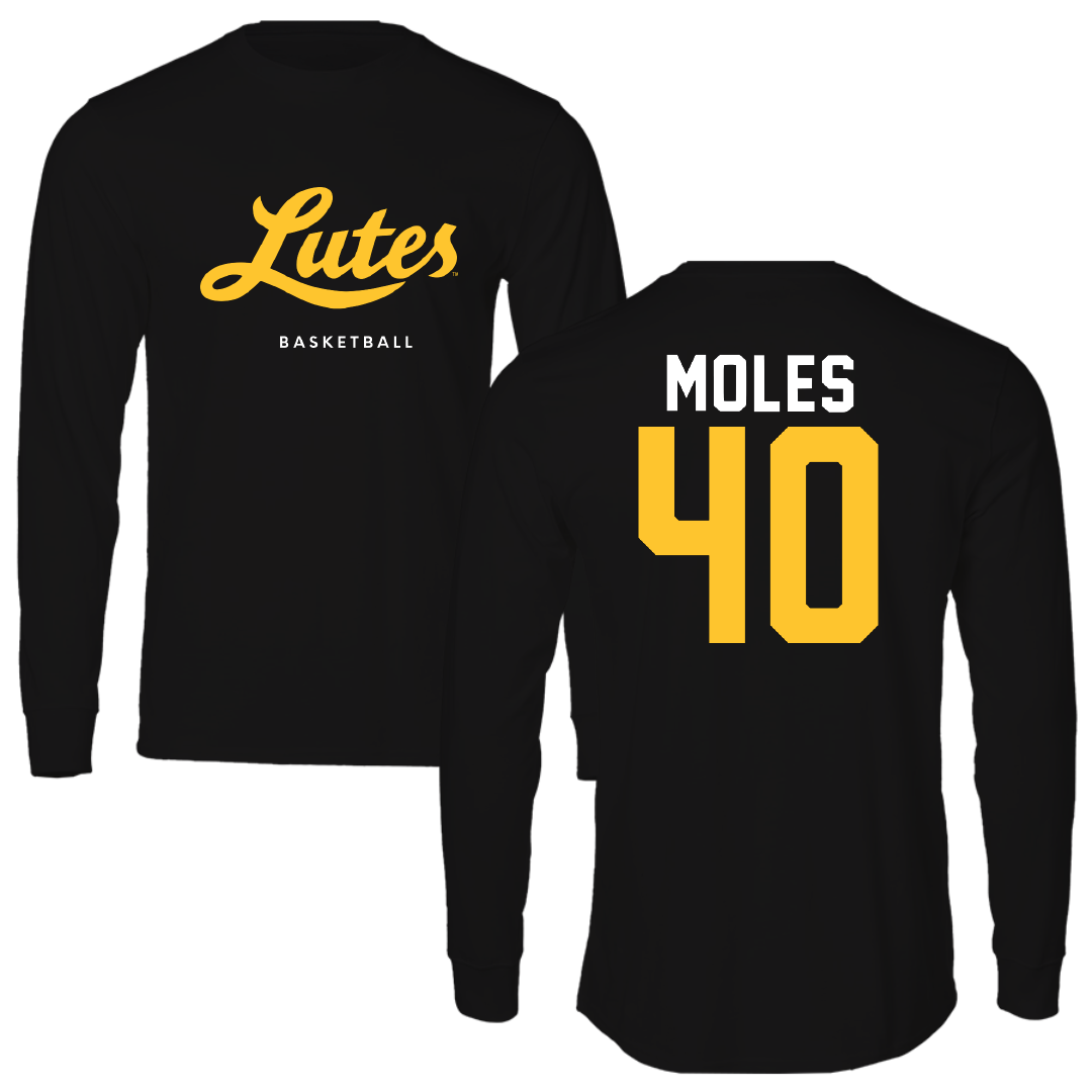 Pacific Lutheran University Basketball Black Long Sleeve - #40 Madison Moles