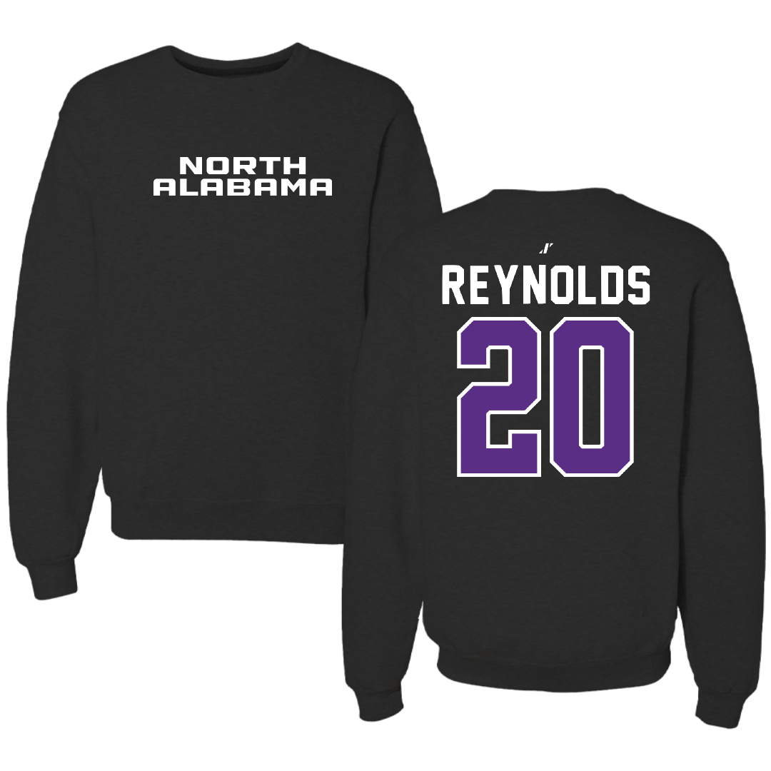 University of North Alabama Soccer Black Crewneck - #20 Maddie Reynolds