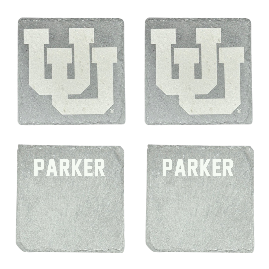 University of Utah Skiing Stone Coaster (4 Pack)  - Katie Parker
