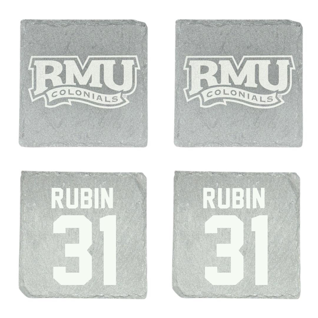 Robert Morris University Ice Hockey Stone Coaster (4 Pack)  - #31 Liv Rubin