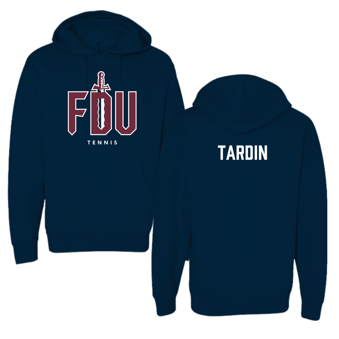 Fairleigh Dickinson University-Metropolitan Campus Tennis Navy Hoodie - Fernando Tardin