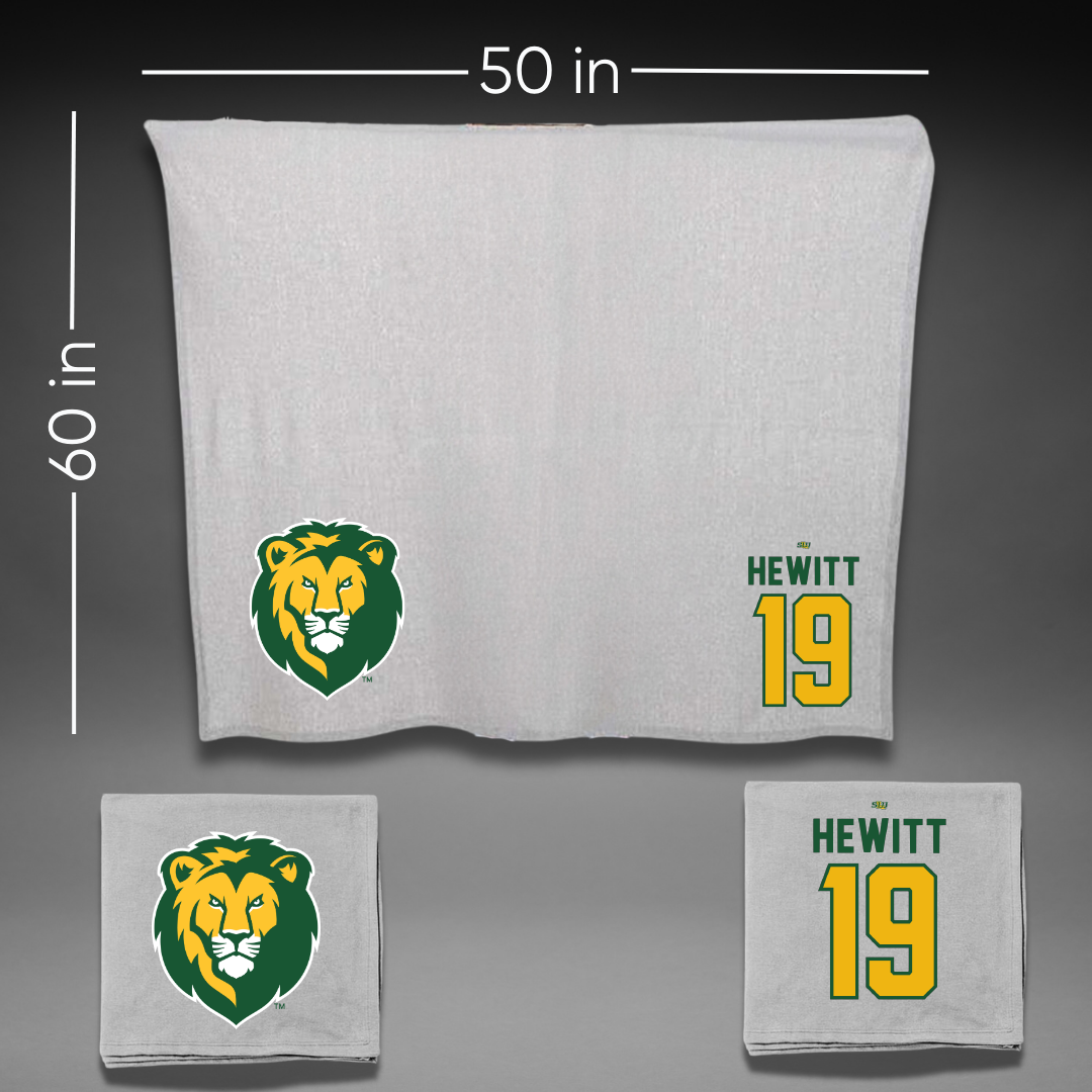 Southeastern Louisiana University Softball Gray Blanket - #19 Sadie Hewitt