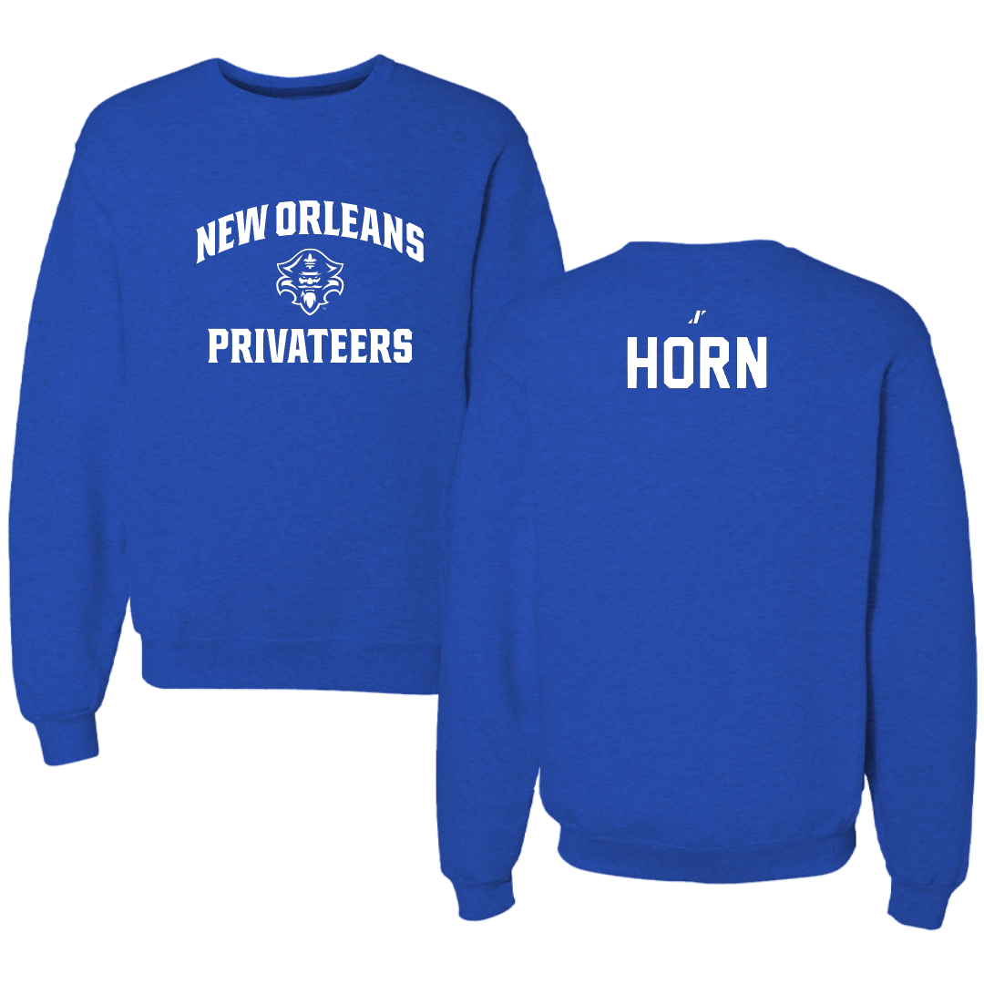 University of New Orleans POM Blue General Crewneck - Joyce Horn