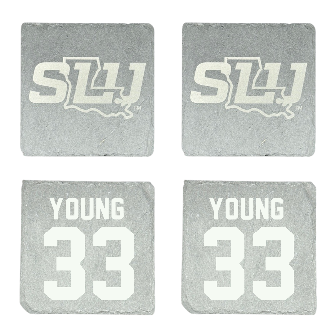 Southeastern Louisiana University Volleyball Stone Coaster (4 Pack)  - #33 Carissa Young