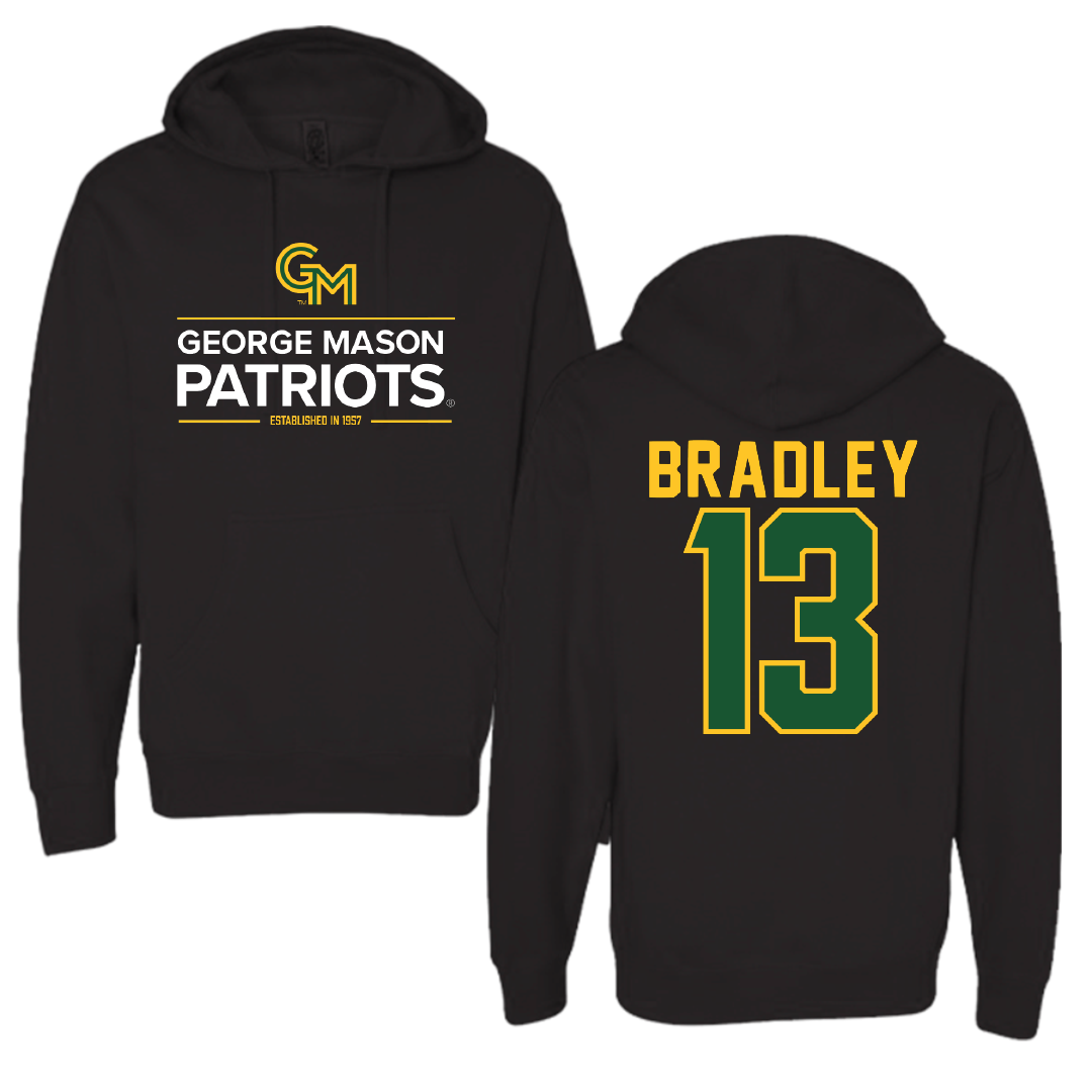George Mason University Soccer Black General Hoodie - #13 Olivia Bradley