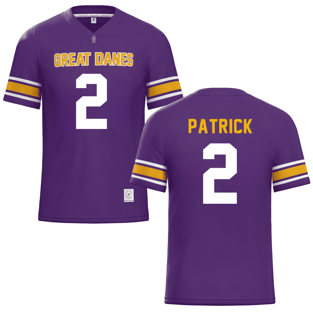 University at Albany Purple Football Jersey - #2 Denzel Patrick