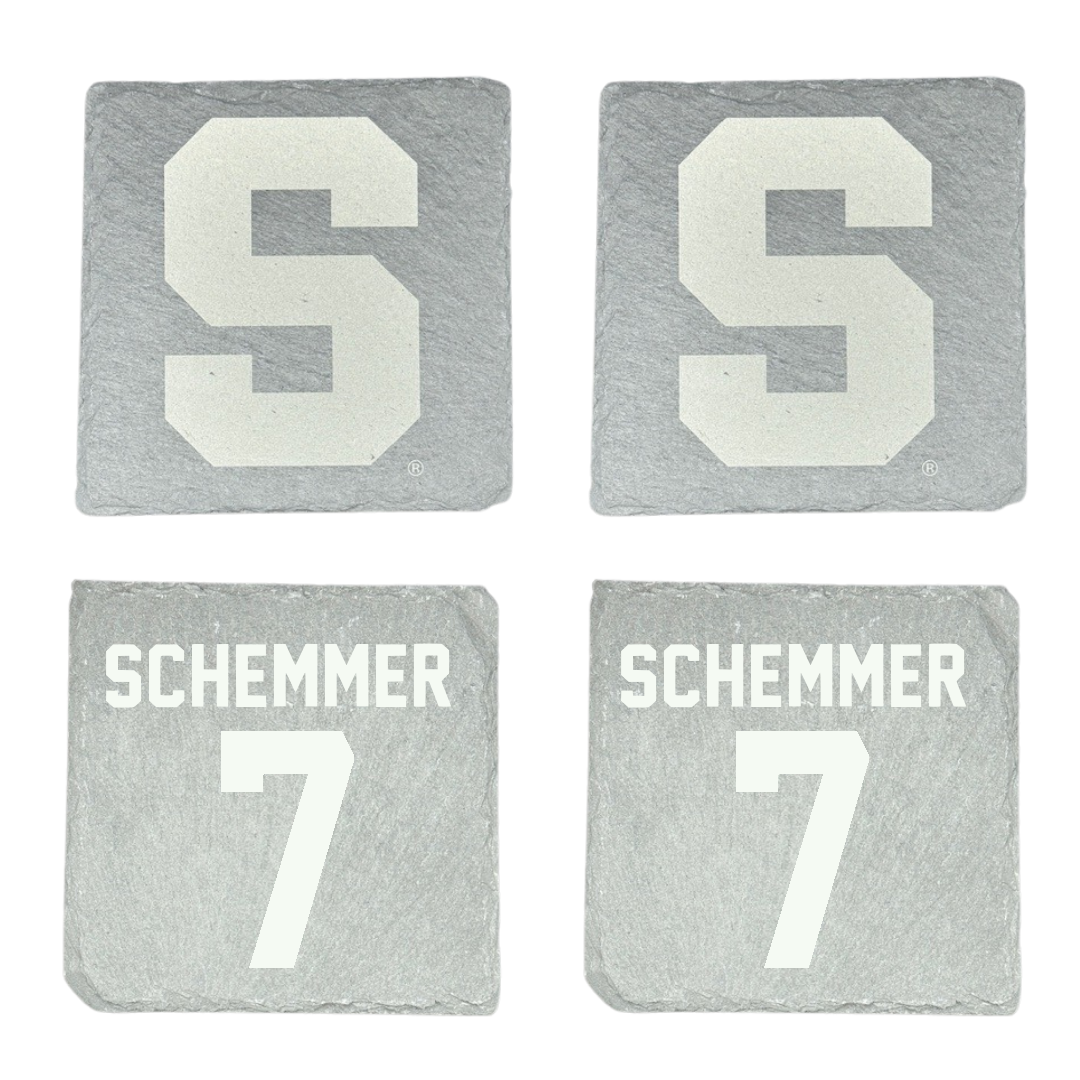 Syracuse University Softball Stone Coaster (4 Pack)  - #7 Peyton Schemmer