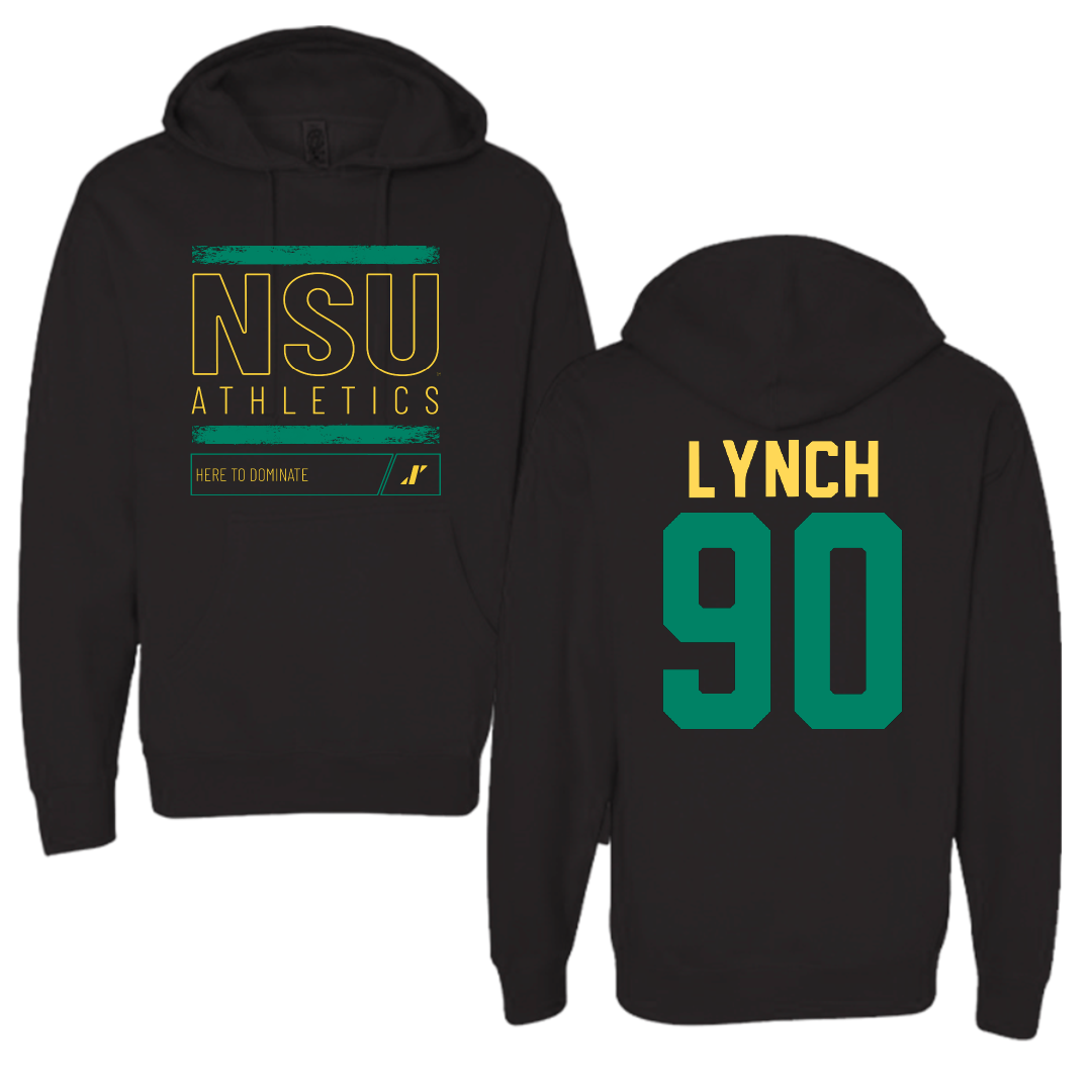 Norfolk State University Football Black Dominate Hoodie - #90 Keshawn Lynch