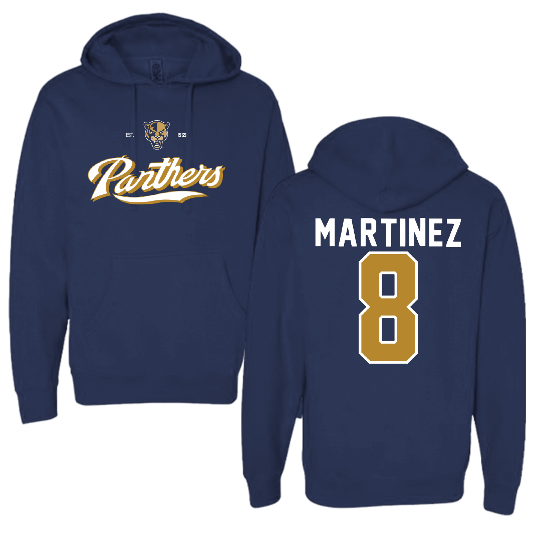 Florida International University Baseball Navy General Hoodie - #8 Andre Martinez