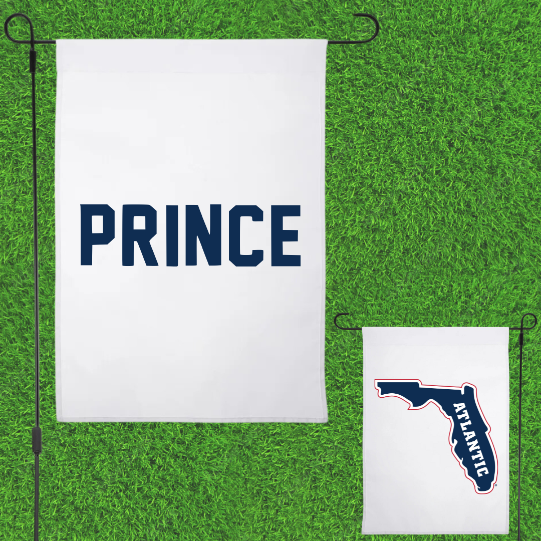 Florida Atlantic University Cheer White Garden Flag - Regina Prince