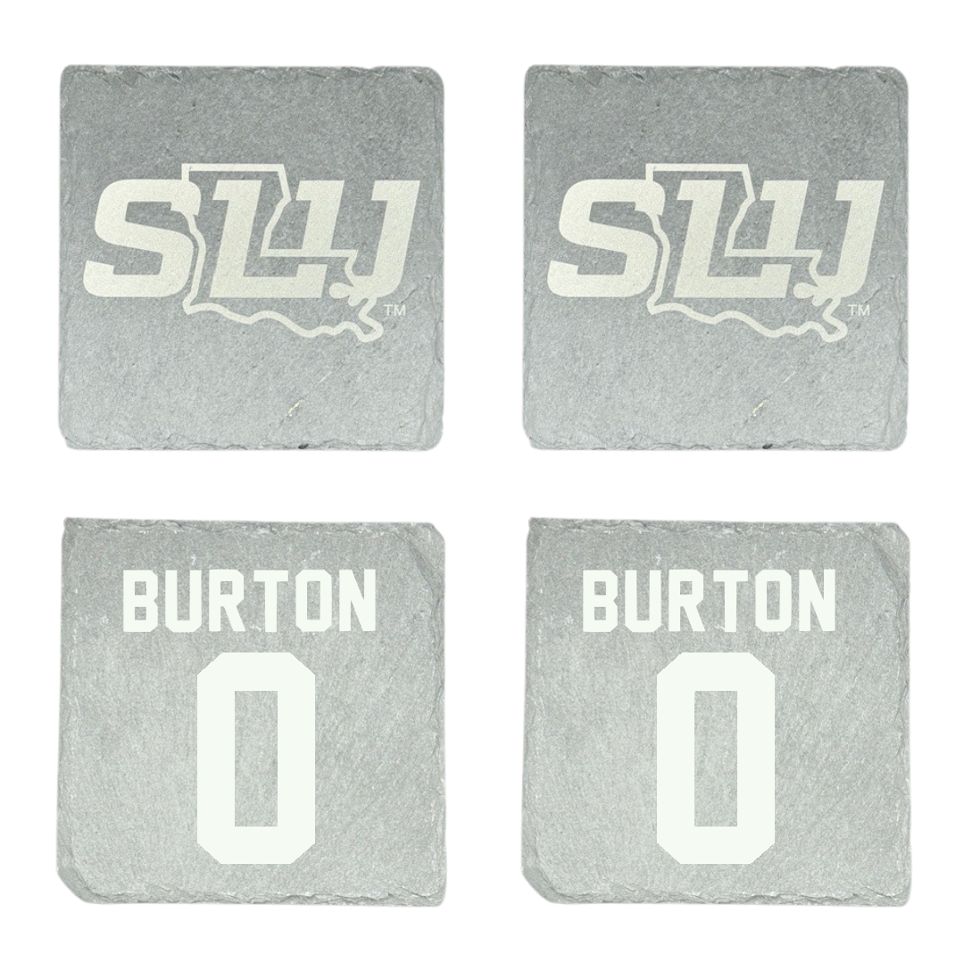 Southeastern Louisiana University Basketball Stone Coaster (4 Pack)  - #0 Kameron Burton