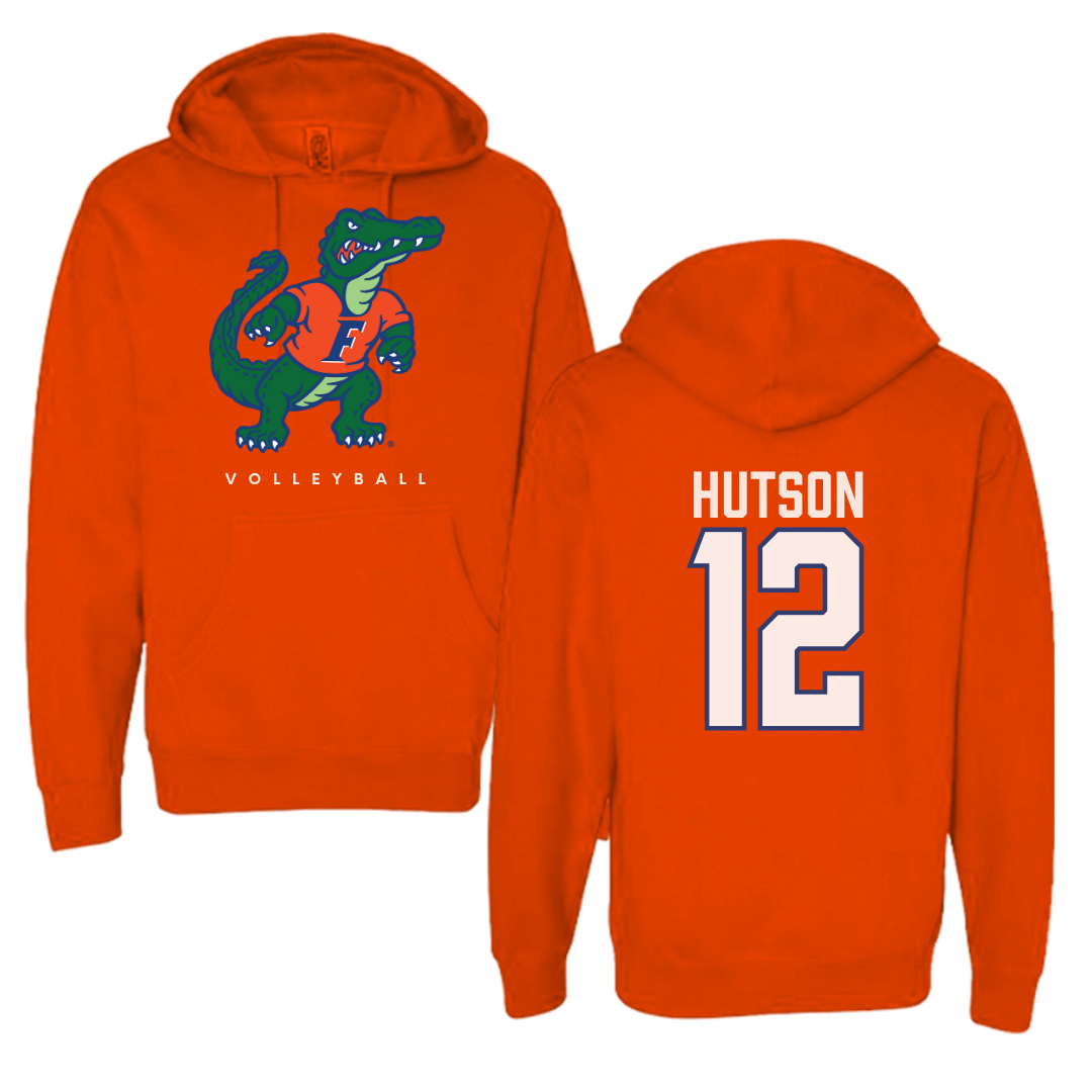 University of Florida Volleyball Orange Hoodie - #12 Kira Hutson