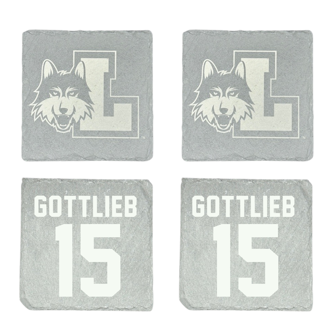 Loyola University-Chicago Volleyball Stone Coaster (4 Pack)  - #15 Josh Gottlieb