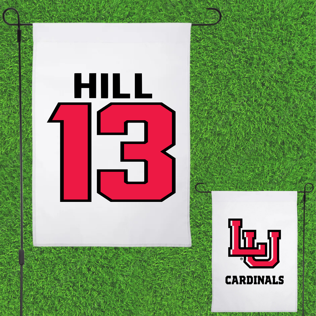 Lamar University Basketball White Garden Flag - #13 Taliah Hill