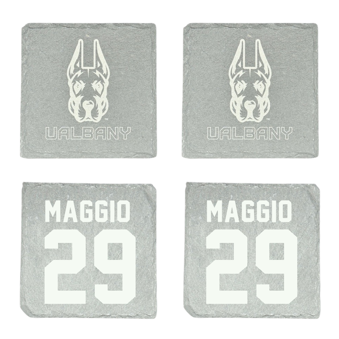 University at Albany Baseball Stone Coaster (4 Pack)  - #29 Michael Maggio