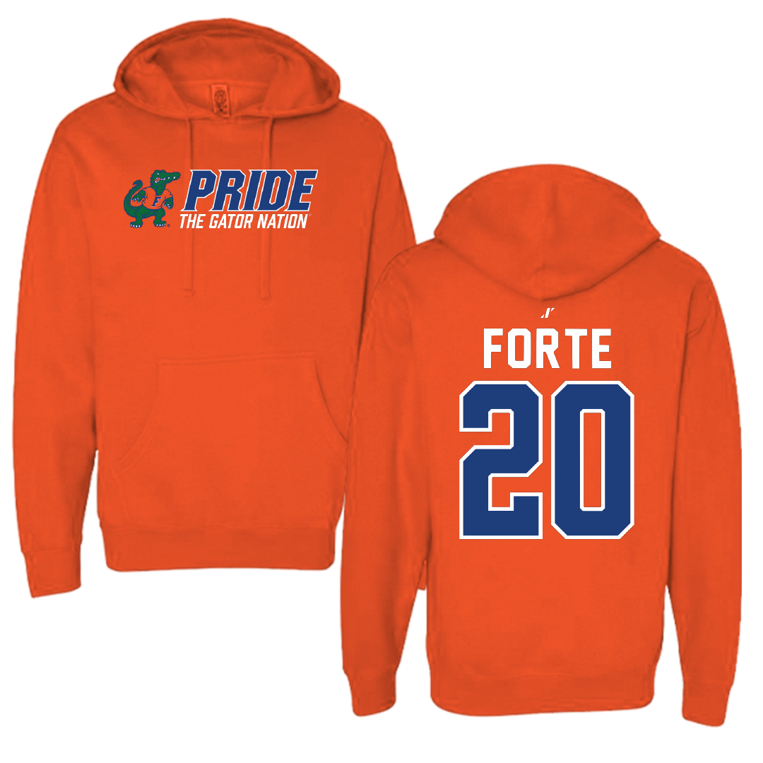 University of Florida Lacrosse Orange General Hoodie - #20 Celeste Forte