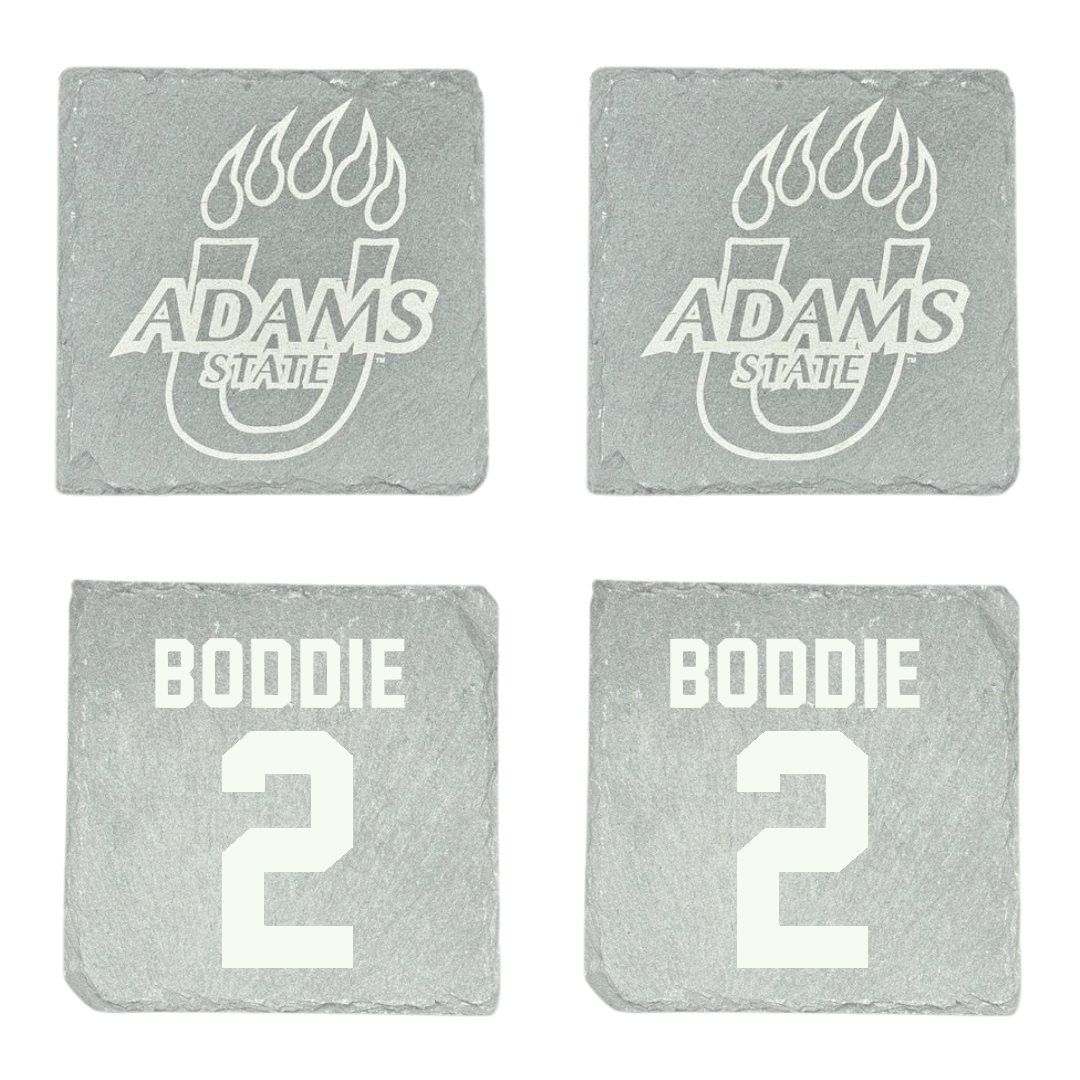 Adams State University Football Stone Coaster (4 Pack)  - #2 Daylen Boddie