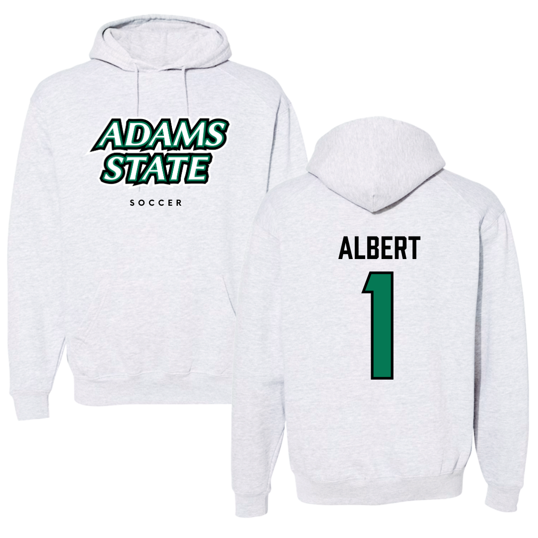 Adams State University Soccer Gray Block Hoodie - #1 Lianna Albert