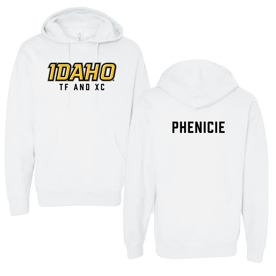 University of Idaho TF and XC White Idaho Hoodie - Lily Phenicie