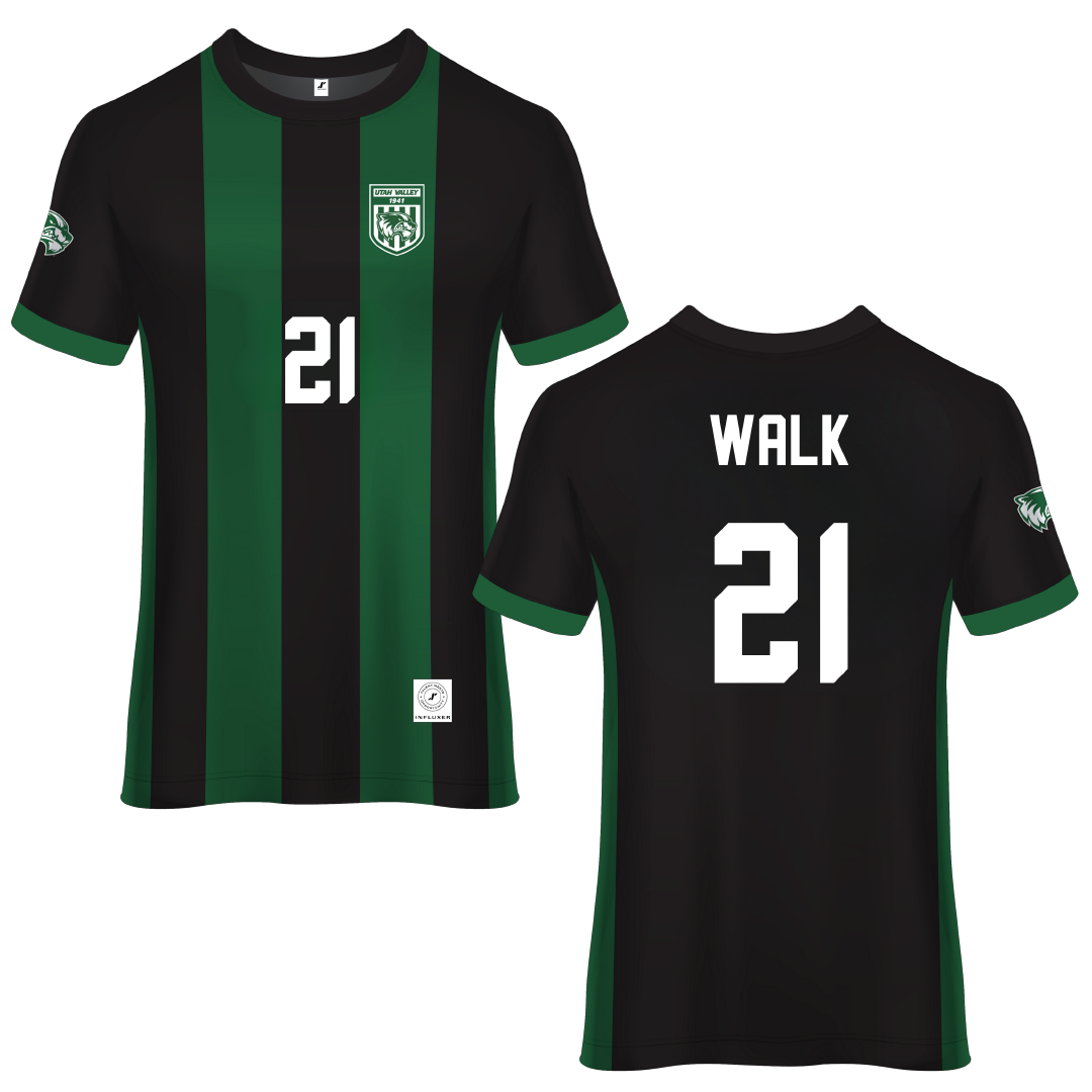 Utah Valley University Green Soccer Jersey - #21 Trevor Walk