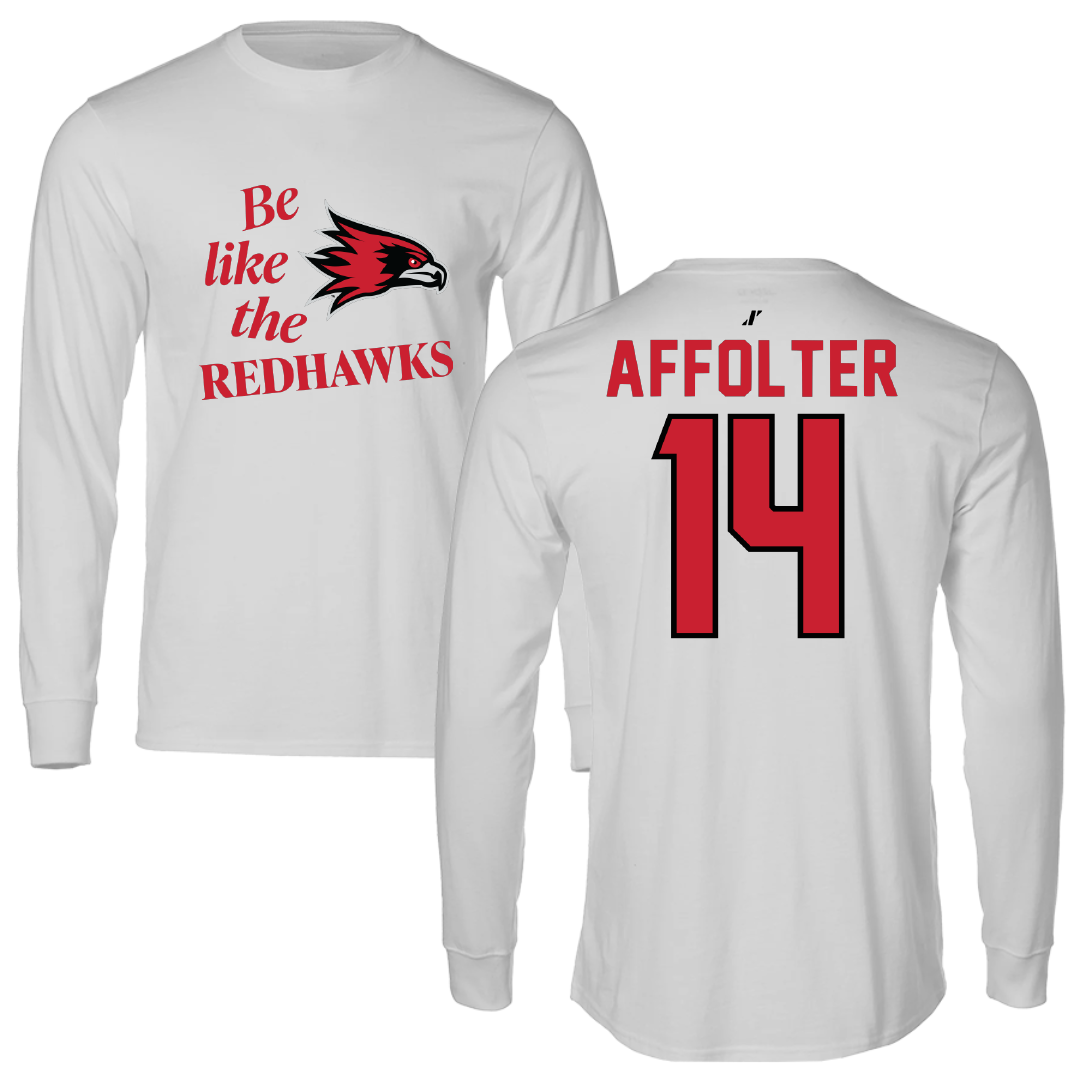 Southeast Missouri State University Softball Light Gray Be Like Us Performance Long Sleeve - #14 Brittany Affolter