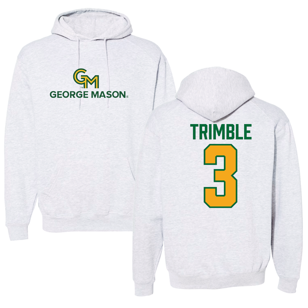 George Mason University Baseball Gray Hoodie - #3 South Trimble
