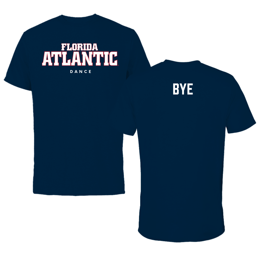 Florida Atlantic University Dance Navy Block Tee - Julia Bye