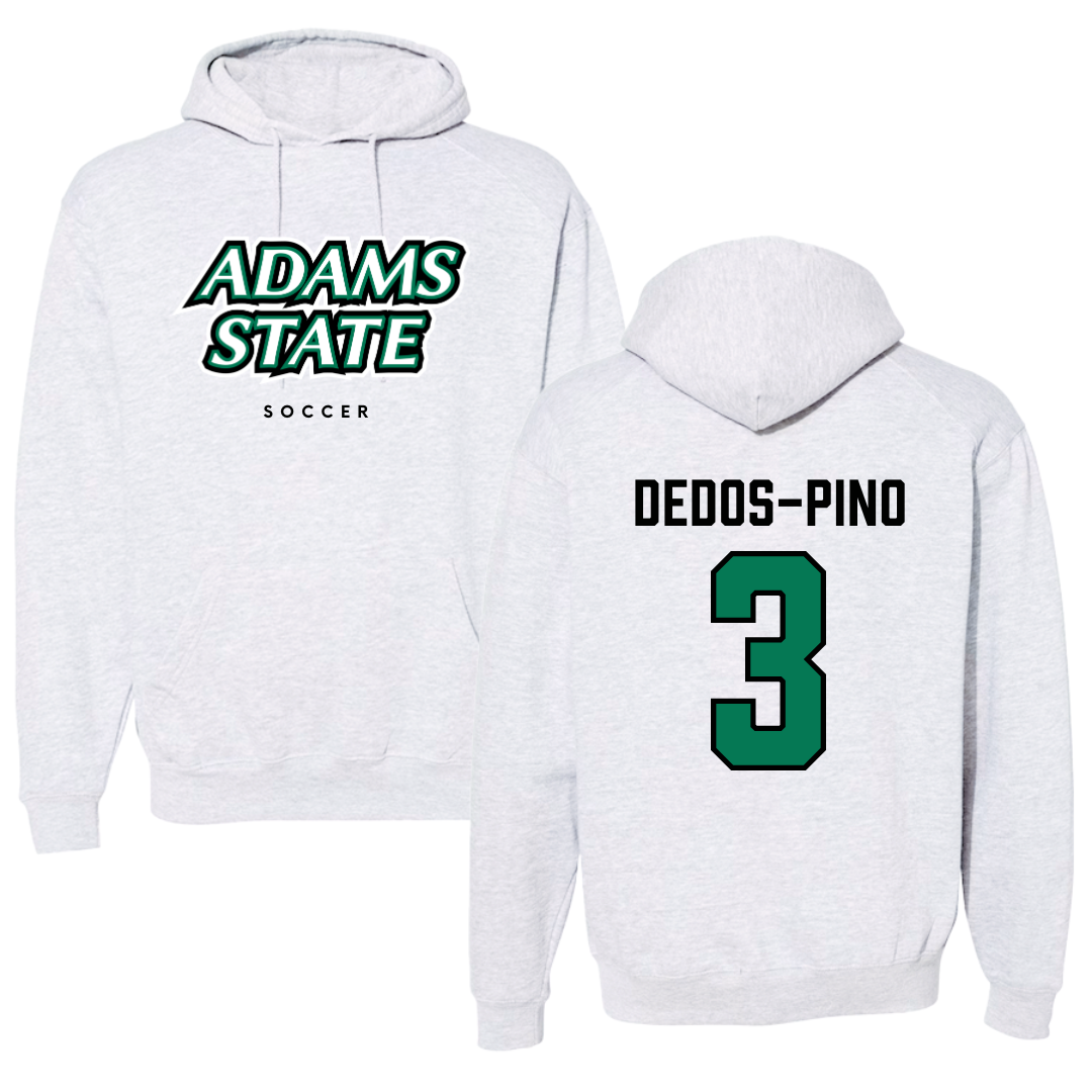 Adams State University Soccer Gray Block Hoodie - #3 Yarelis Dedos-Pino