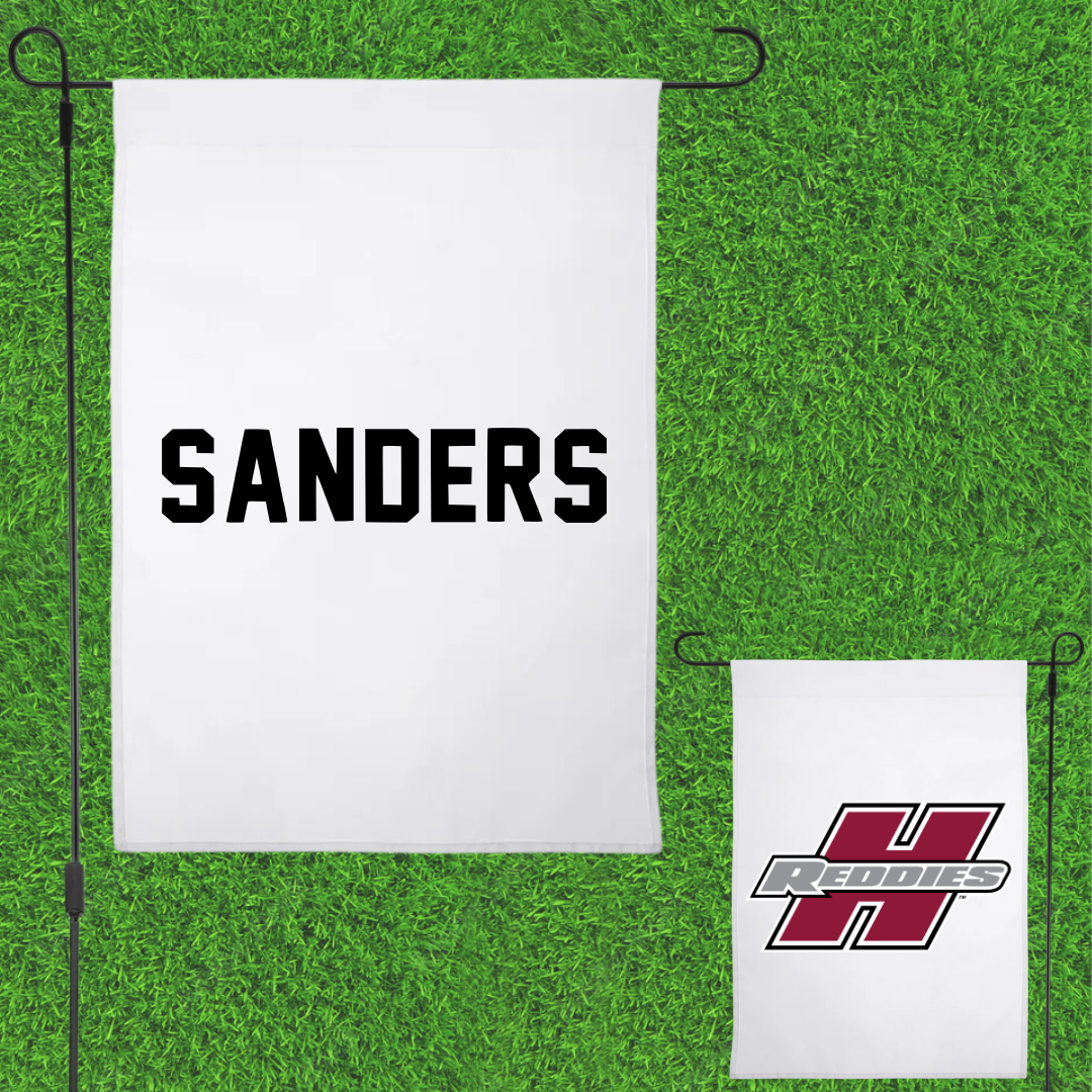 Henderson State University POM White Garden Flag - Khalia Sanders