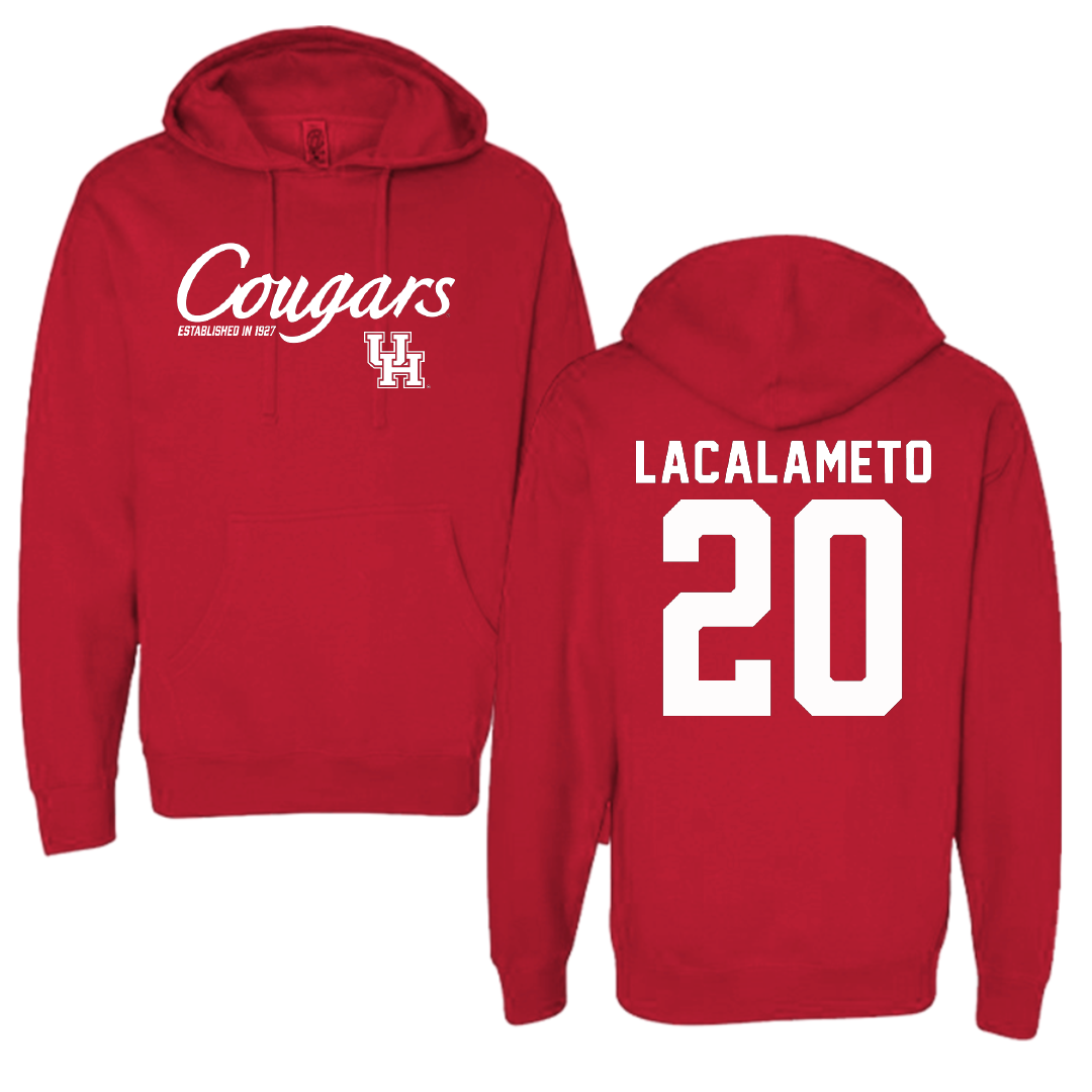 University of Houston Baseball Red General Hoodie - #20 Kyle LaCalameto