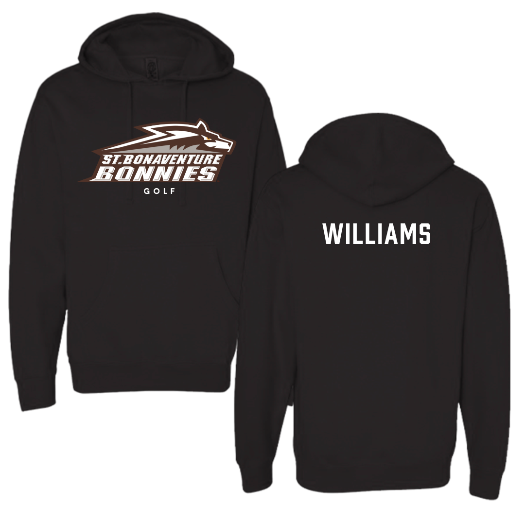 St. Bonaventure University Golf Black Hoodie - Gabe Williams