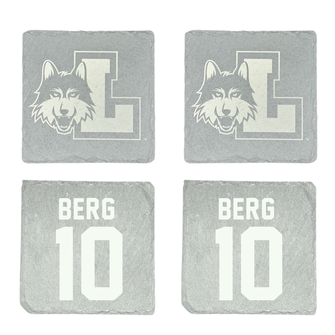 Loyola University-Chicago Basketball Stone Coaster (4 Pack)  - #10 Ali Berg
