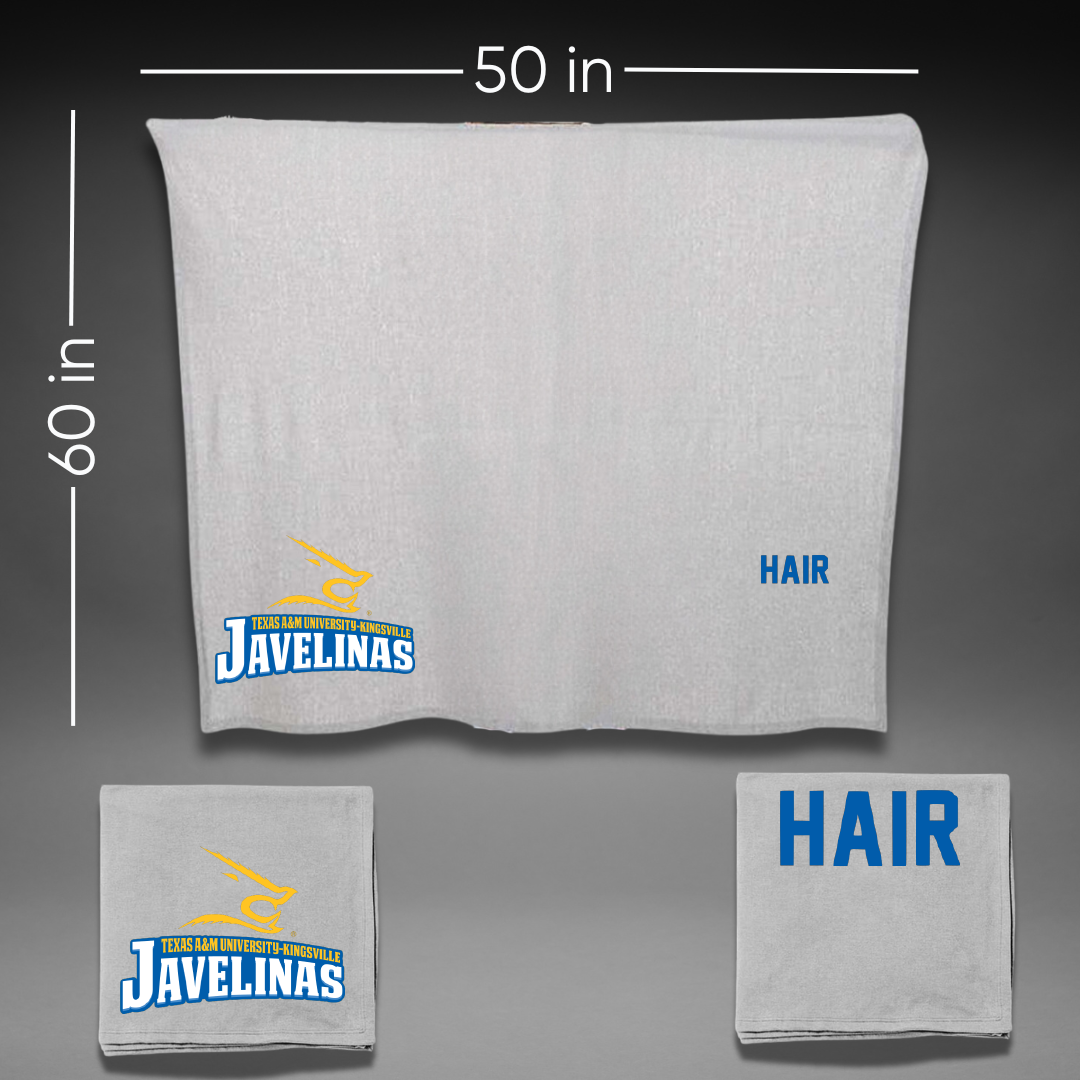 Texas A&M University-Kingsville TF and XC Gray Javelinas Blanket - Paxton Hair