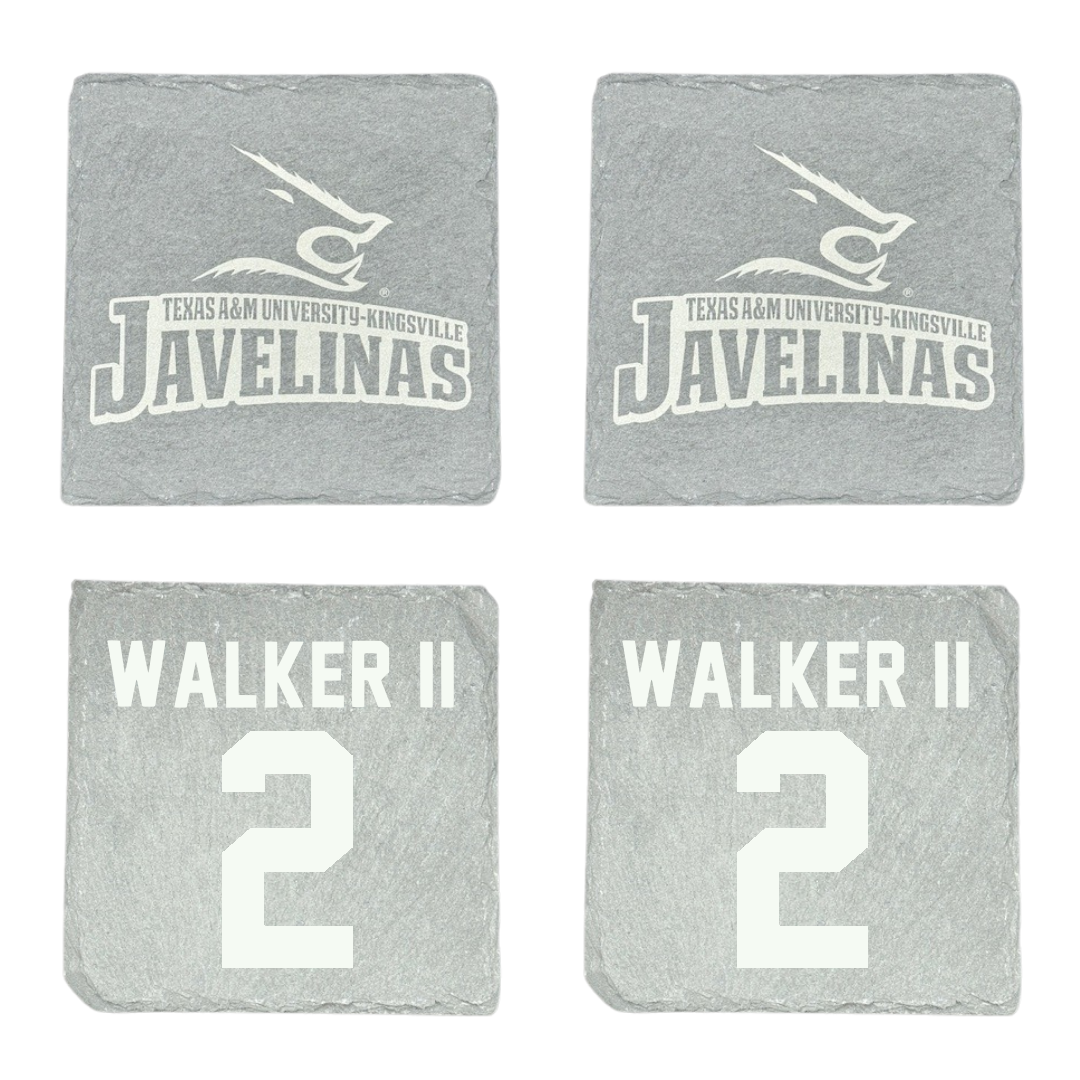 Texas A&M University-Kingsville Basketball Stone Coaster (4 Pack)  - #2 Andre Walker II