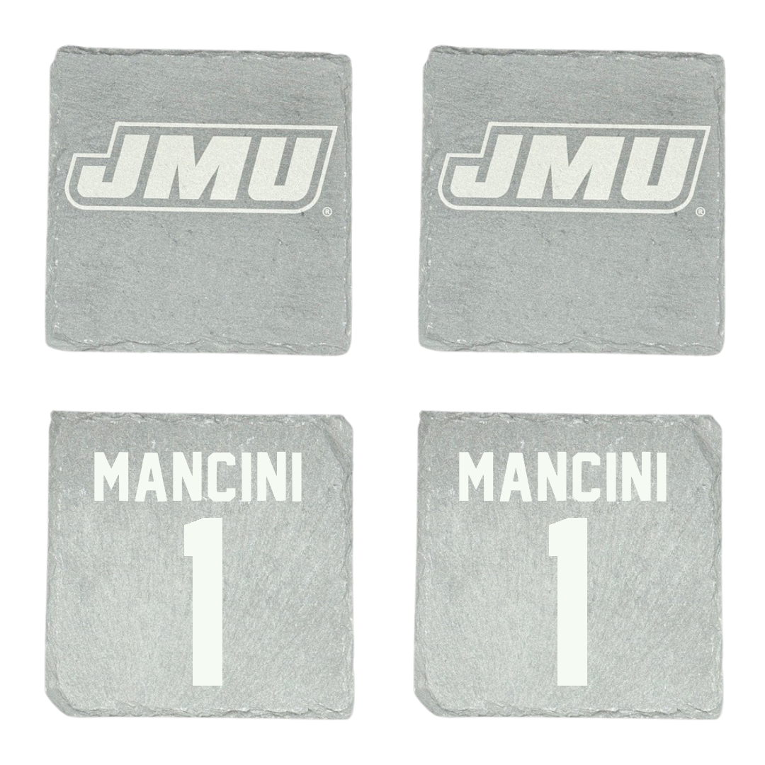 James Madison University Baseball Stone Coaster (4 Pack)  - #1 Mike Mancini