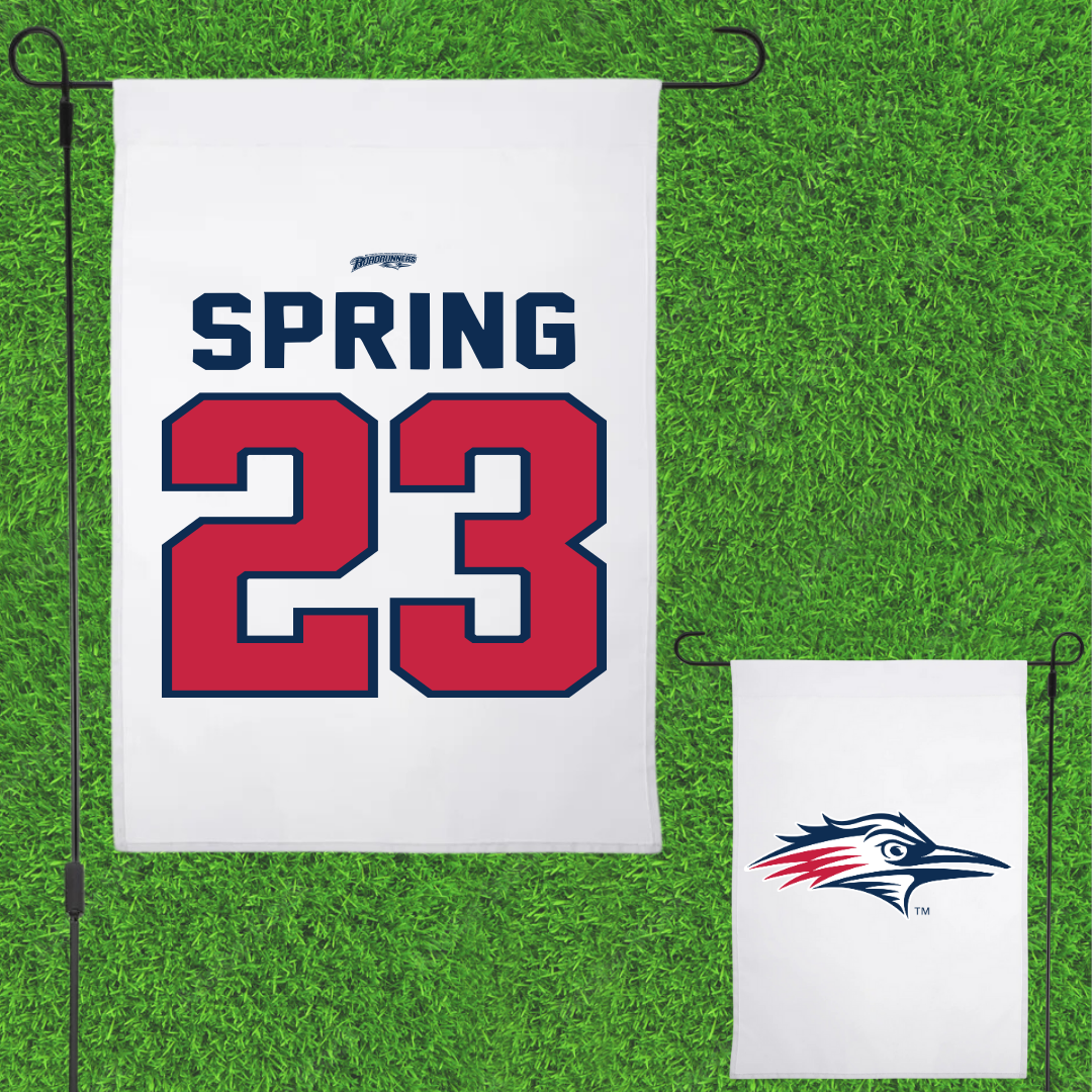 Metropolitan State University of Denver Soccer White Garden Flag - #23 Sami Spring