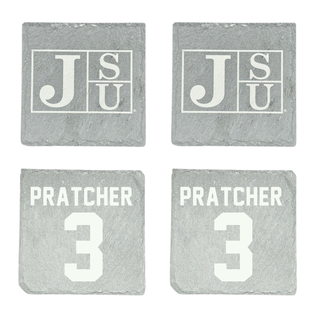 Jackson State University Basketball Stone Coaster (4 Pack)  - #3 Mya Pratcher