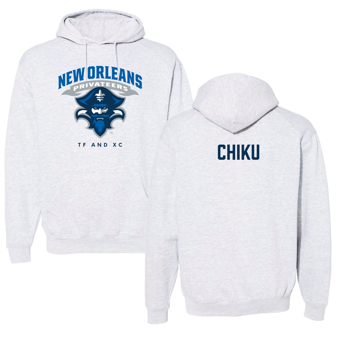 University of New Orleans TF and XC Gray Hoodie - Kelvin Chiku