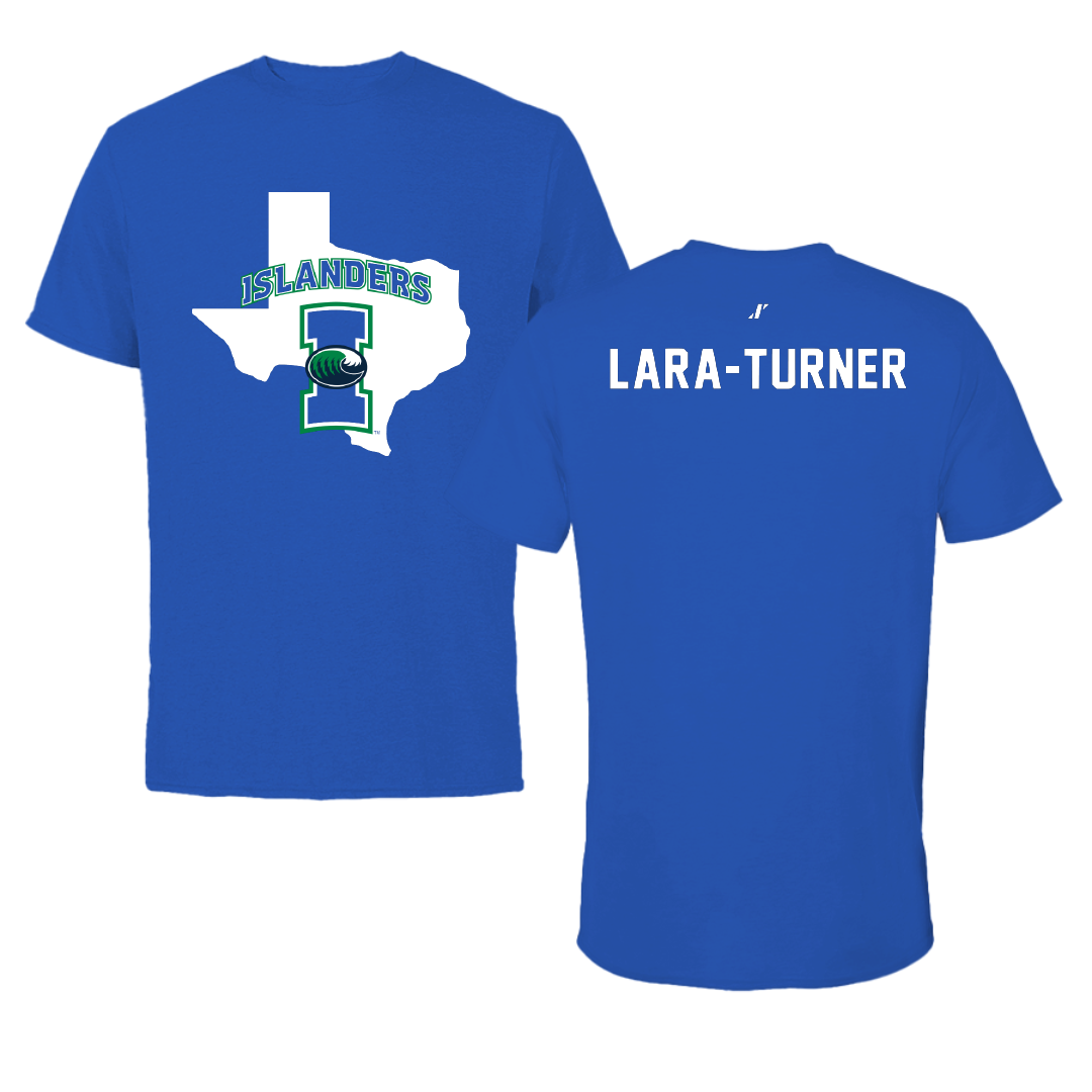 Texas A&M University-Corpus Christi TF and XC Blue State Tee - Khiah Lara-Turner